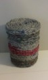 Sorry this item has been SOLD Plairn with burgandy stripe-click on image to see it enlarged and to read a full description